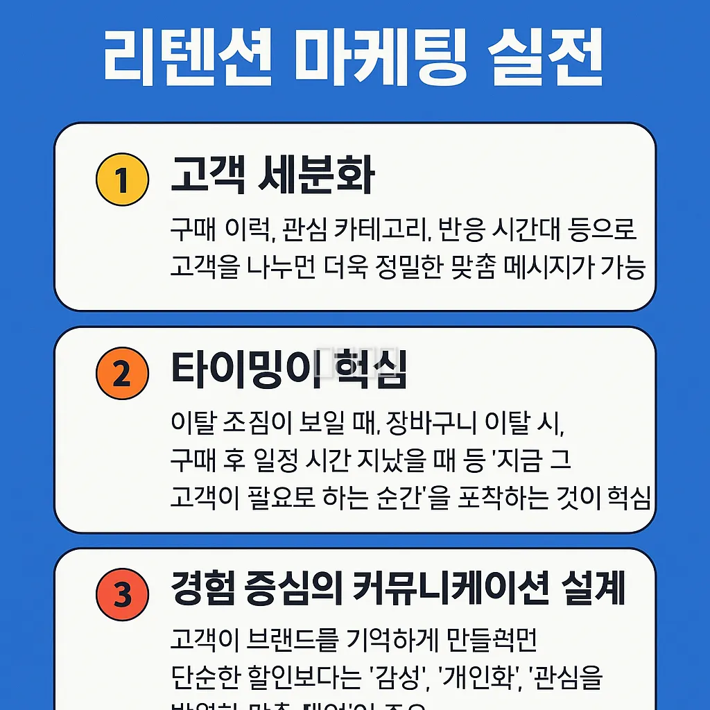 이탈은 막고 충성은 높인다 – 카카오톡 메시지 기반 리텐션 운영법